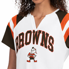 Cleveland Browns  Starter Women's Game On Notch Neck T-Shirt