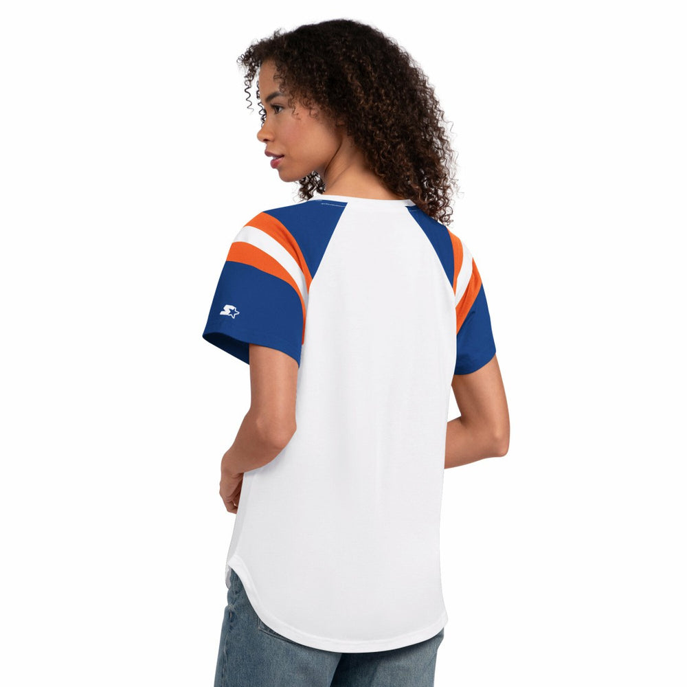 Denver Broncos  Starter Women's Game On Notch Neck T-Shirt