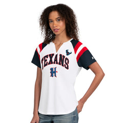 Houston Texans  Starter Women's Game On Notch Neck T-Shirt