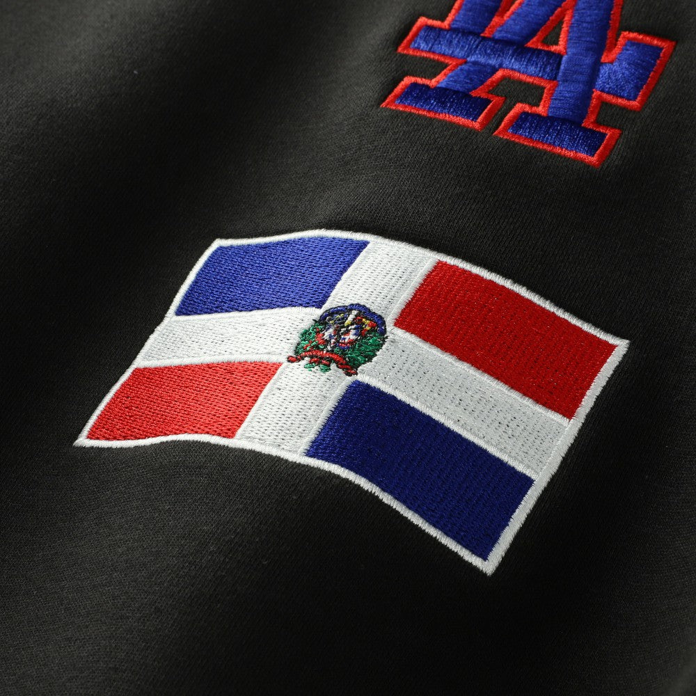 Los Angeles Dodgers New Era Dominican Republic Country Flag Hoodie | MLB Outlet