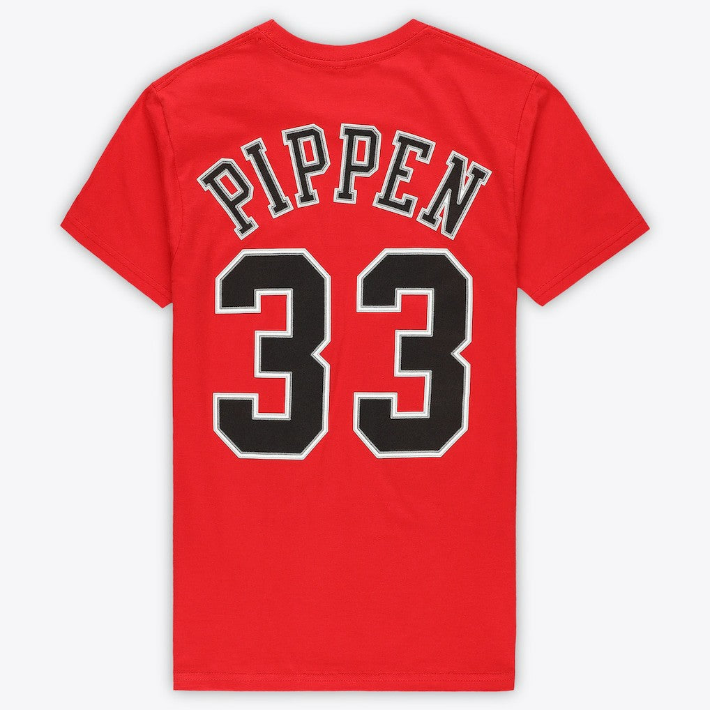 Scottie Pippen Chicago Bulls Unisex Hardwood Classics Name & Number T-Shirt sale Online