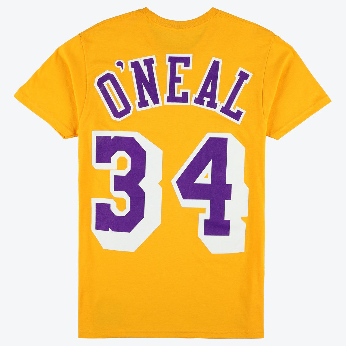 Shaquille O'Neal Los Angeles Lakers Unisex Hardwood Classics Name & Number T-Shirt On Sale