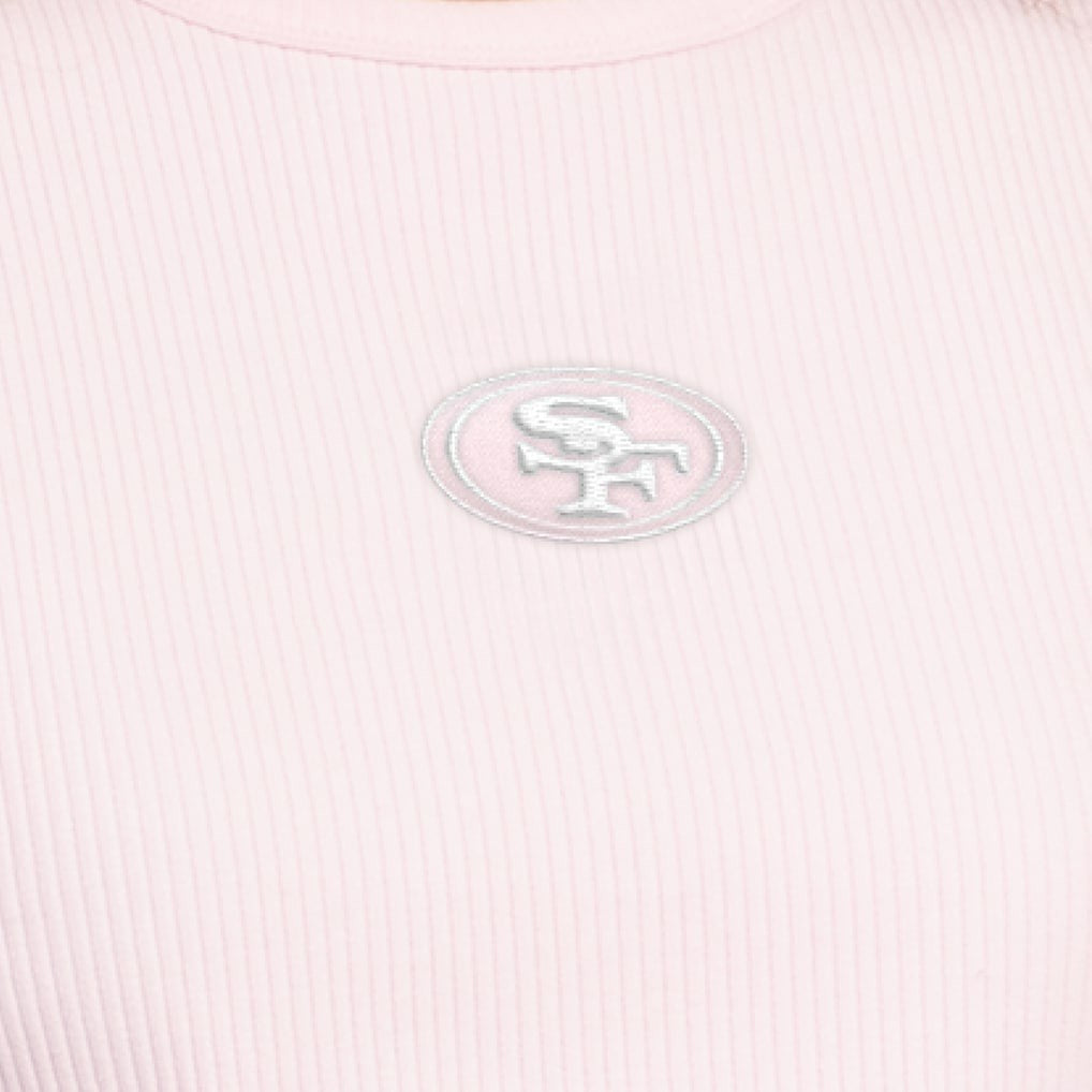 San Francisco 49ers  Starter Women's Travel Pastels Cropped Tank