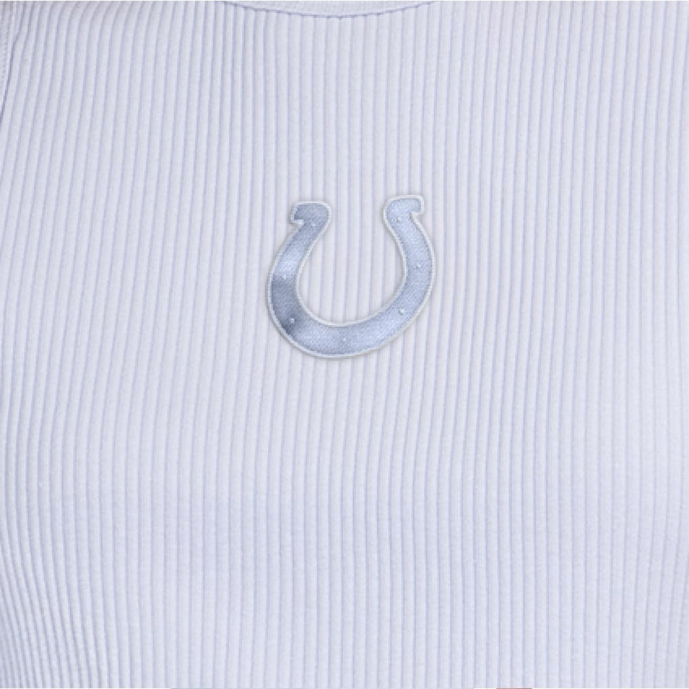 Indianapolis Colts  Starter Women's Travel Pastels Cropped Tank