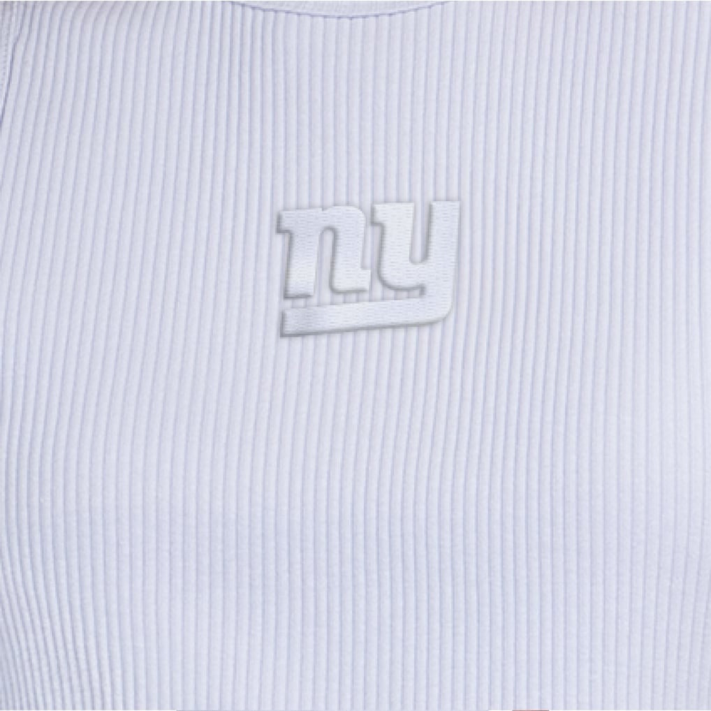 New York Giants  Starter Women's Travel Pastels Cropped Tank