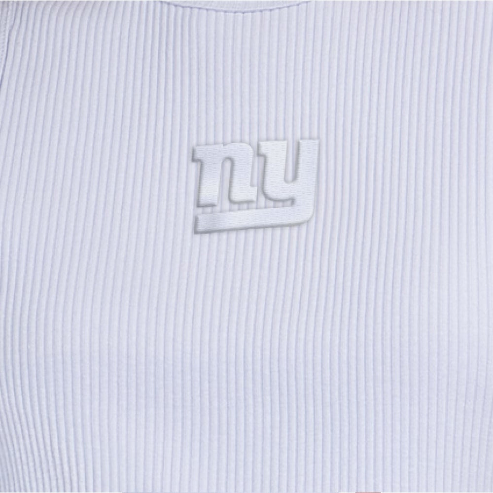 New York Giants  Starter Women's Travel Pastels Cropped Tank
