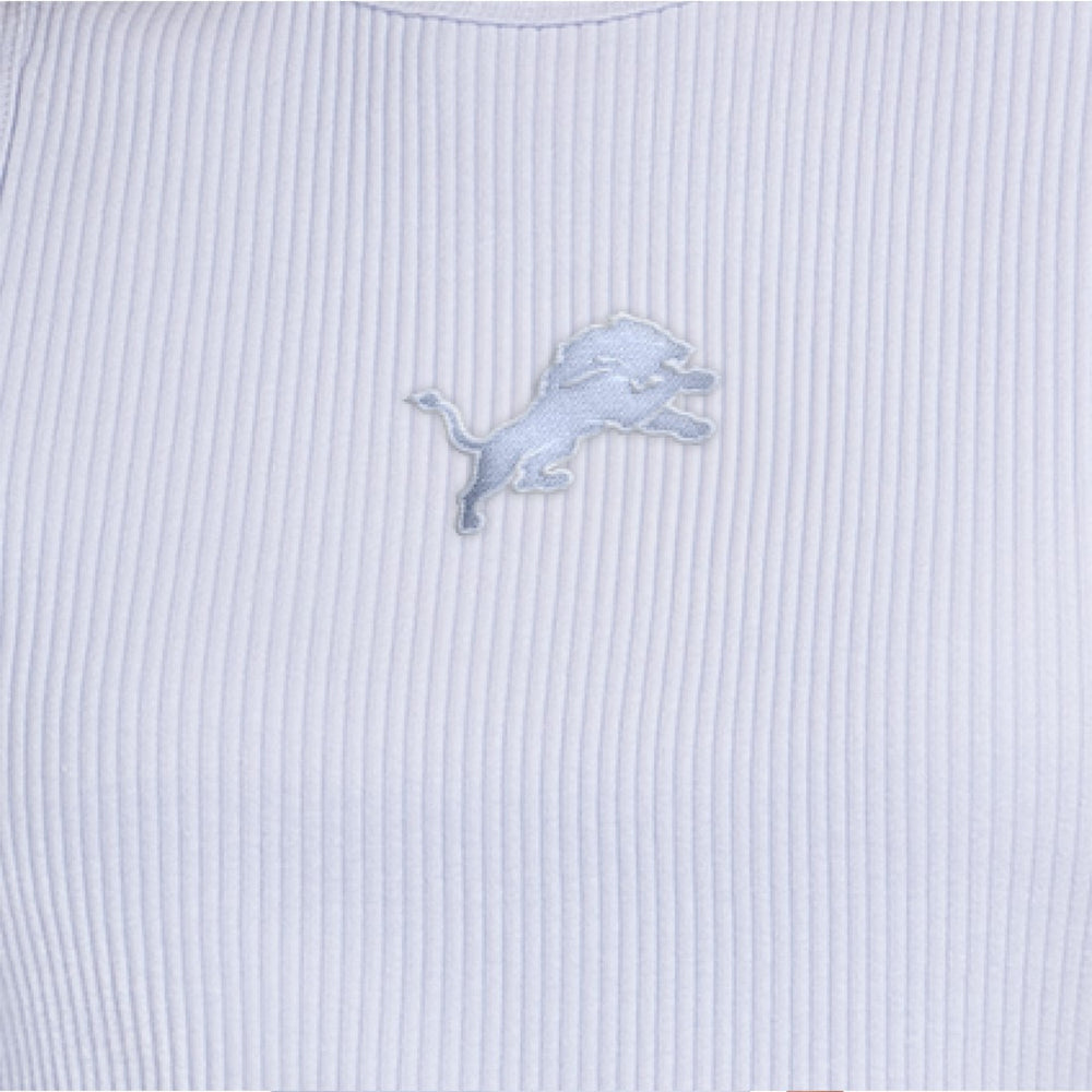 Detroit Lions  Starter Women's Travel Pastels Cropped Tank