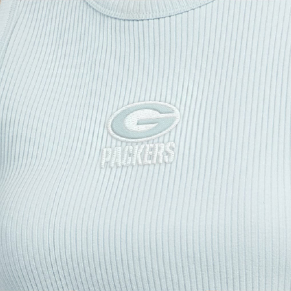 Green Bay Packers  Starter Women's Travel Pastels Cropped Tank