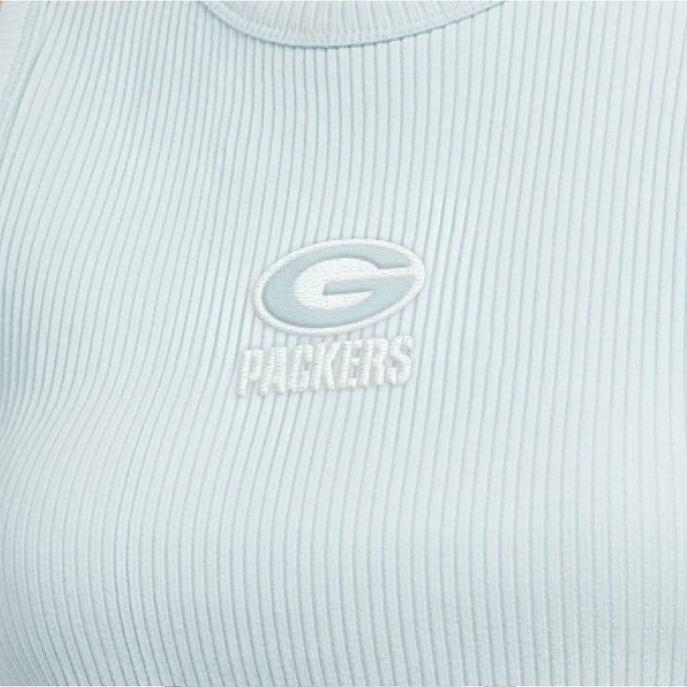 Green Bay Packers  Starter Women's Travel Pastels Cropped Tank