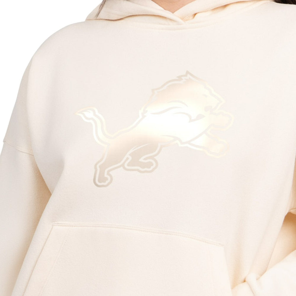Detroit Lions  Starter Women's Pastels Relaxed Travel Hoodie