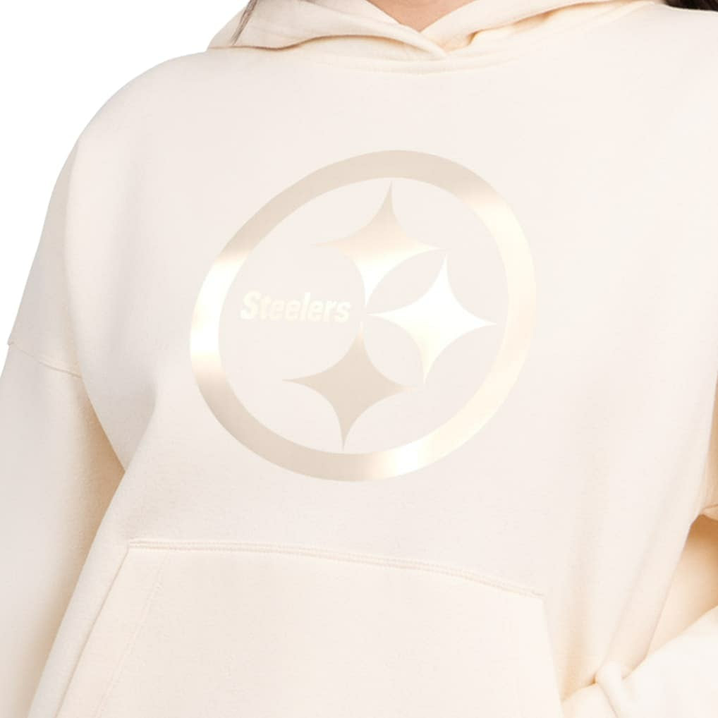 Pittsburgh Steelers  Starter Women's Pastels Relaxed Travel Hoodie
