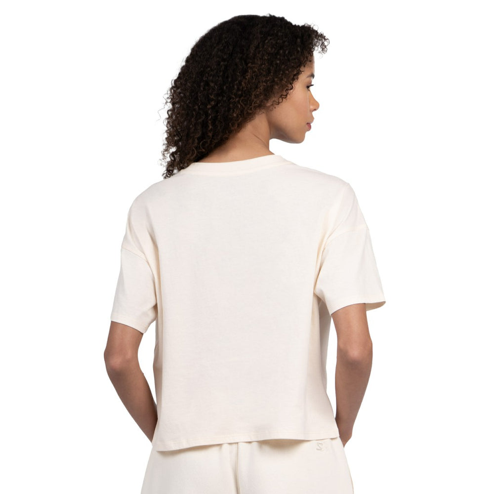 Detroit Lions  Starter Women's Pastel Travel Boxy Cropped T-Shirt