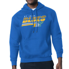 St. Louis Blues Starter Logo Push Fleece Hoodie Discount