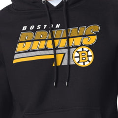 Boston Bruins Starter Logo Push Fleece Hoodie Online