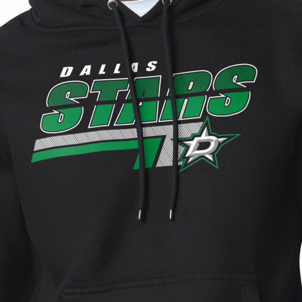 Dallas Stars Starter Logo Push Fleece Hoodie For Sale