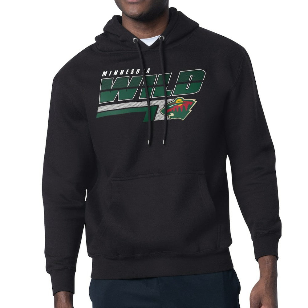 Minnesota Wild Starter Logo Push Fleece Hoodie For Sale