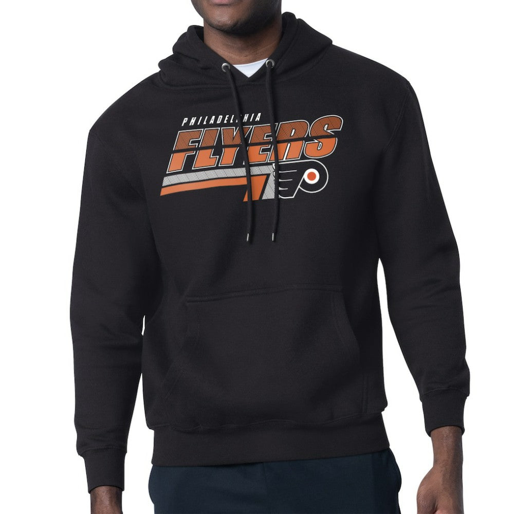 Philadelphia Flyers Starter Logo Push Fleece Hoodie Outlet