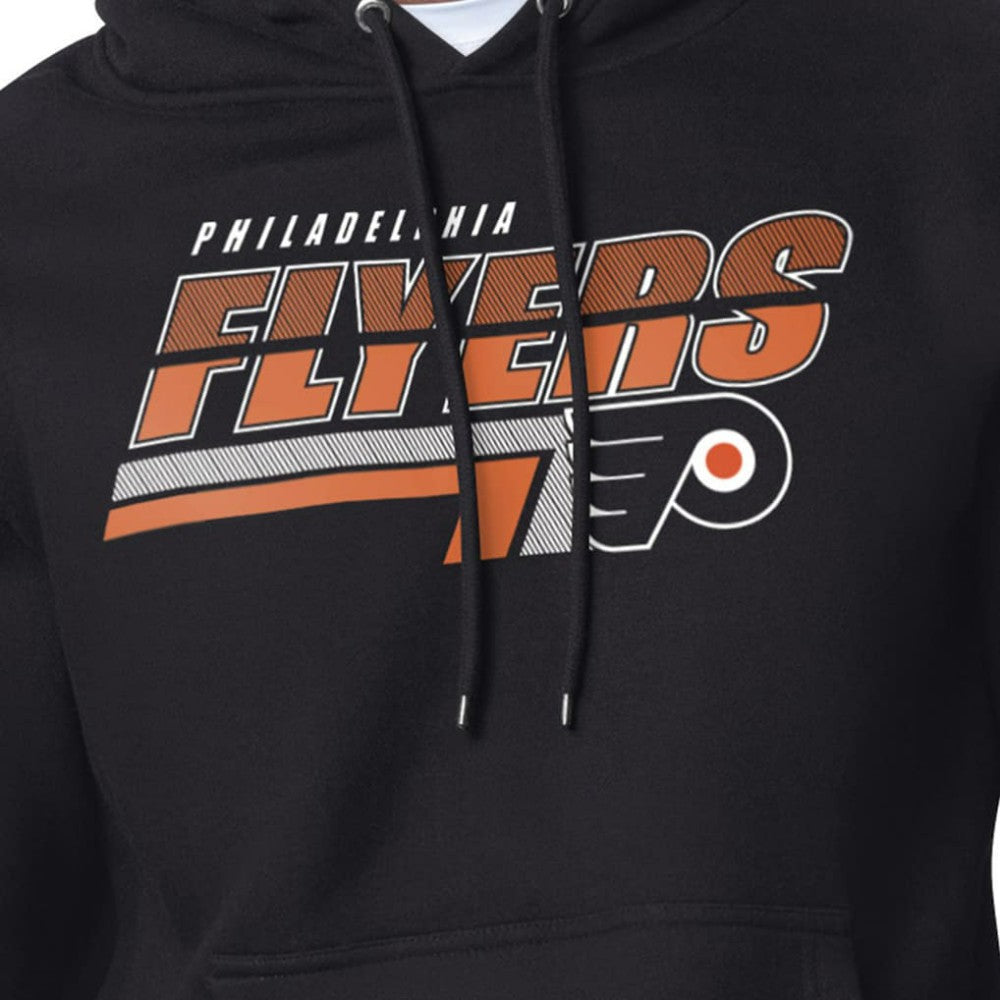 Philadelphia Flyers Starter Logo Push Fleece Hoodie Outlet