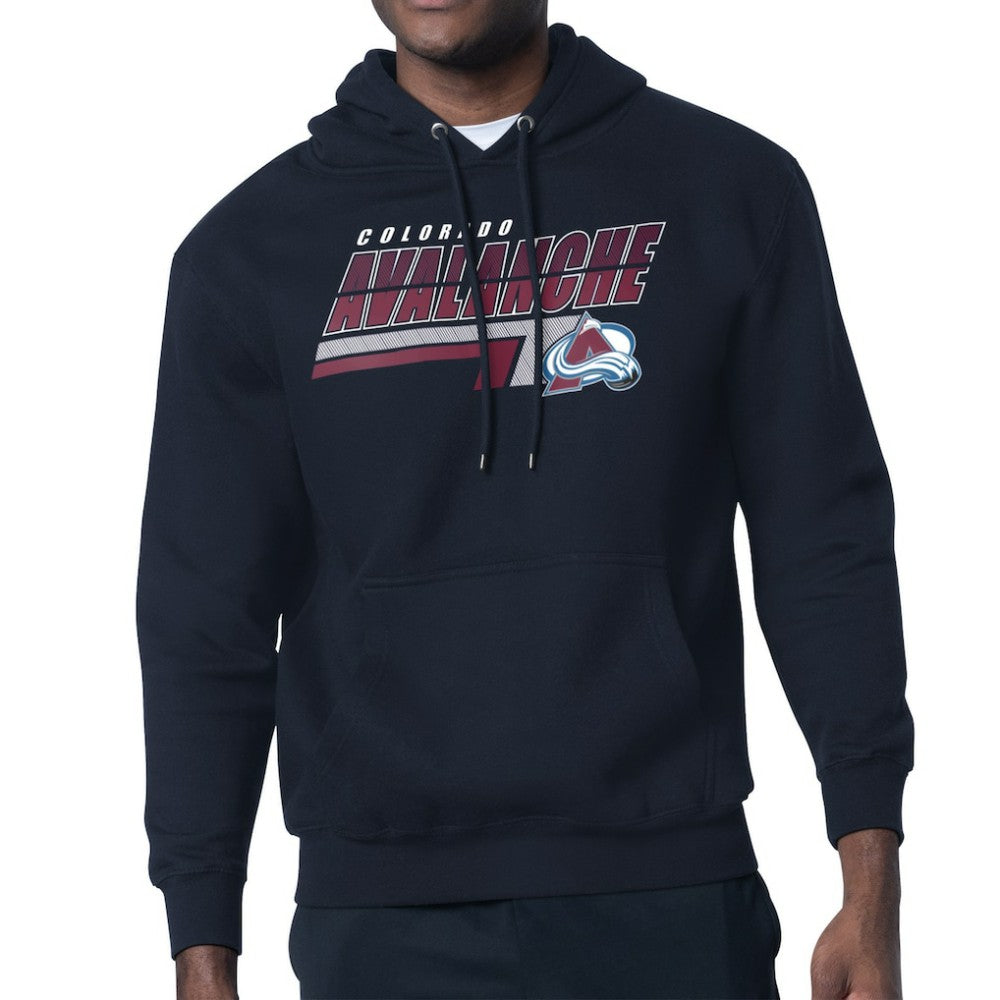 Colorado Avalanche Starter Logo Push Fleece Hoodie Discount