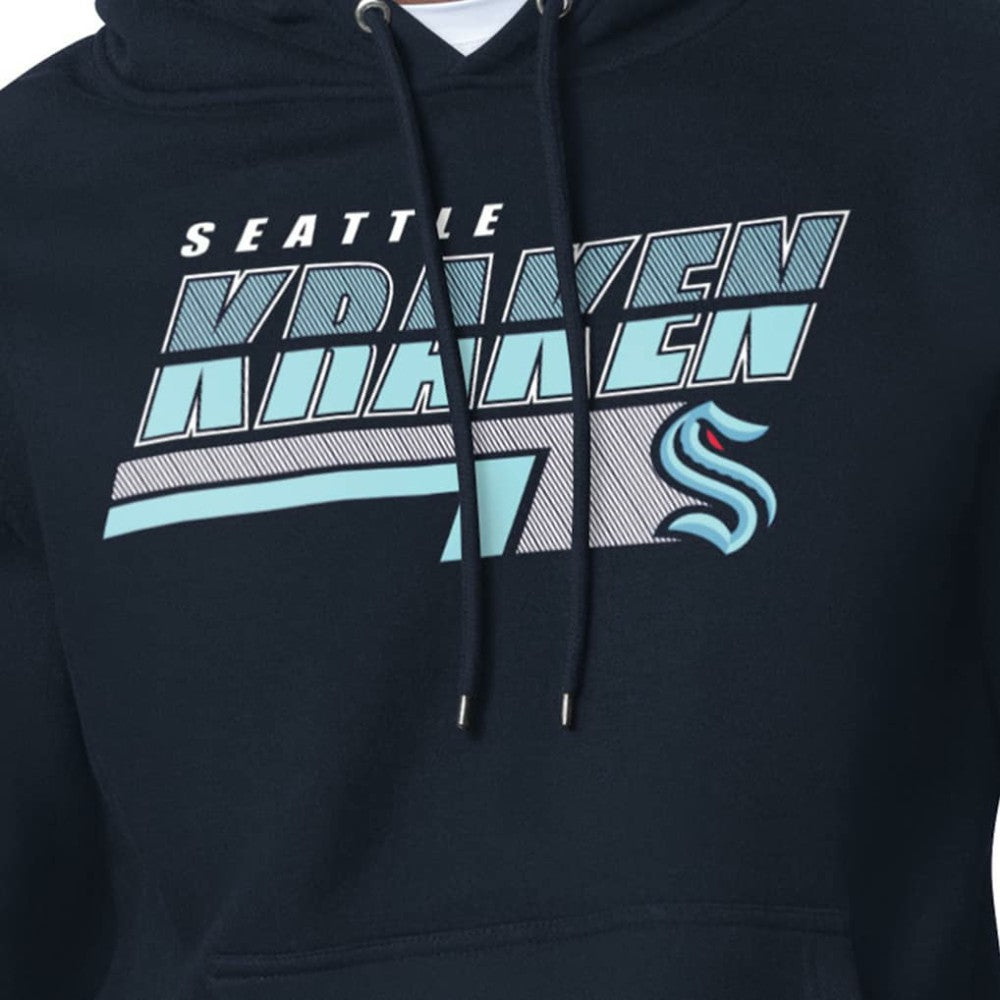 Seattle Kraken Starter Logo Push Fleece Hoodie Discount
