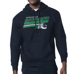 Vancouver Canucks Starter Logo Push Fleece Hoodie Online