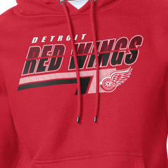 Detroit Red Wings Starter Logo Push Fleece Hoodie On Sale