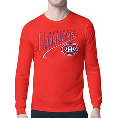 Montreal Canadiens Starter Modern Tailsweep Long Sleeve T-Shirt Discount