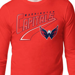 Washington Capitals Starter Modern Tailsweep Long Sleeve T-Shirt Discount