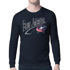 Columbus Blue Jackets Starter Modern Tailsweep Long Sleeve T-Shirt Online