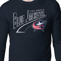 Columbus Blue Jackets Starter Modern Tailsweep Long Sleeve T-Shirt Online