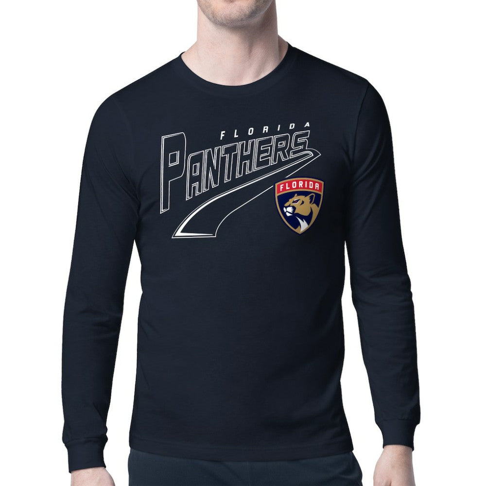 Florida Panthers Starter Modern Tailsweep Long Sleeve T-Shirt Discount
