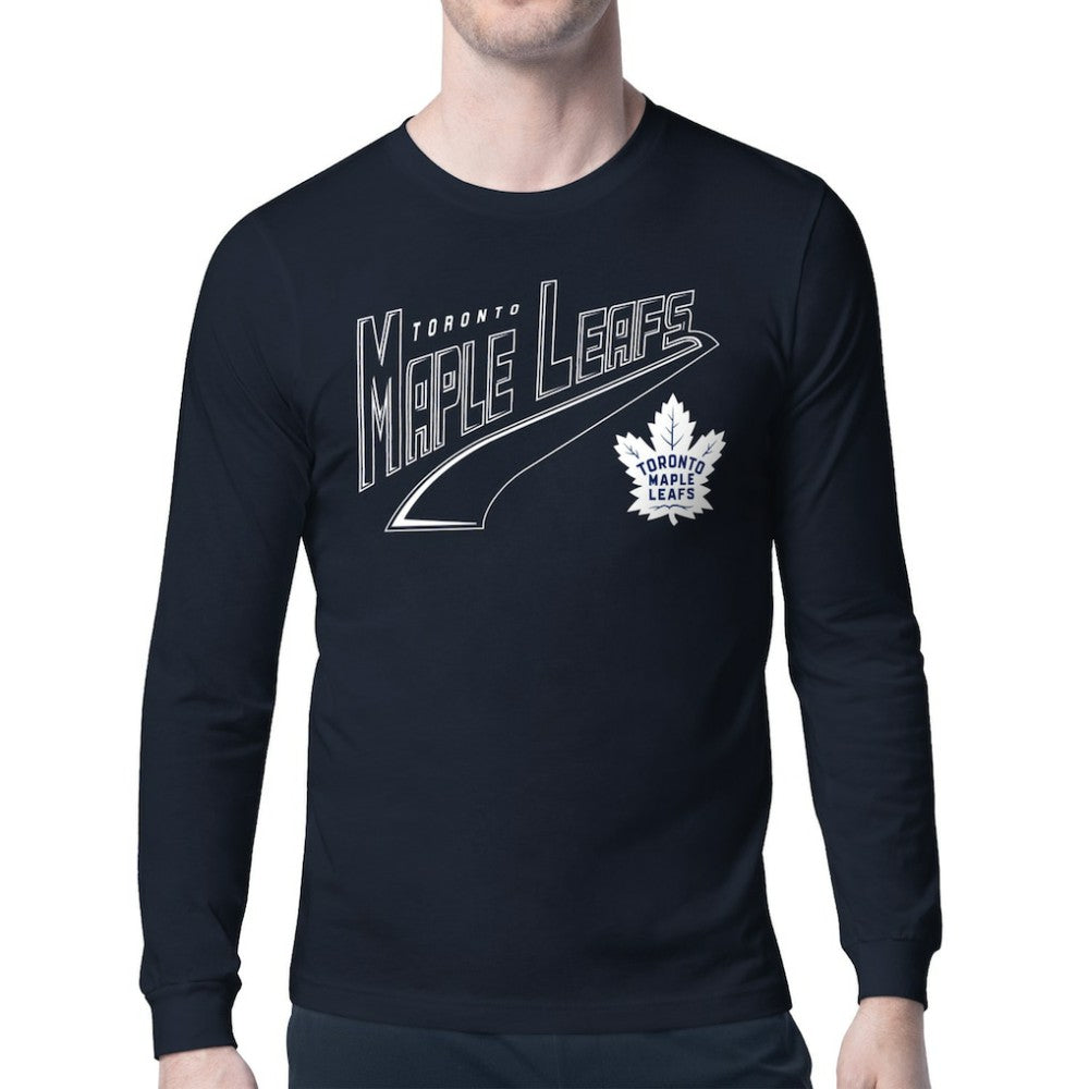 Toronto Maple Leafs Starter Modern Tailsweep Long Sleeve T-Shirt For Sale