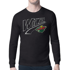 Minnesota Wild Starter Modern Tailsweep Long Sleeve T-Shirt On Sale