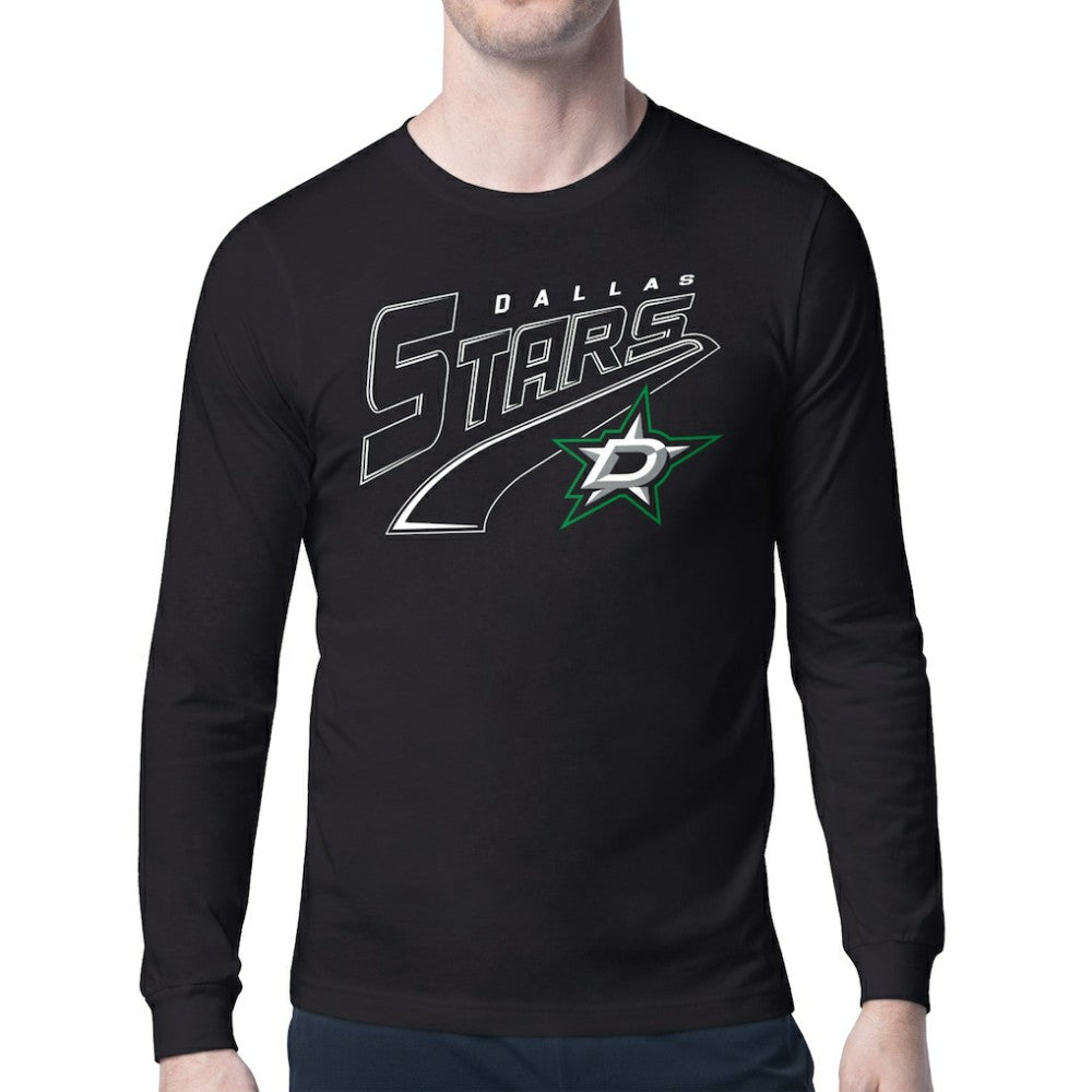 Dallas Stars Starter Modern Tailsweep Long Sleeve T-Shirt Sale