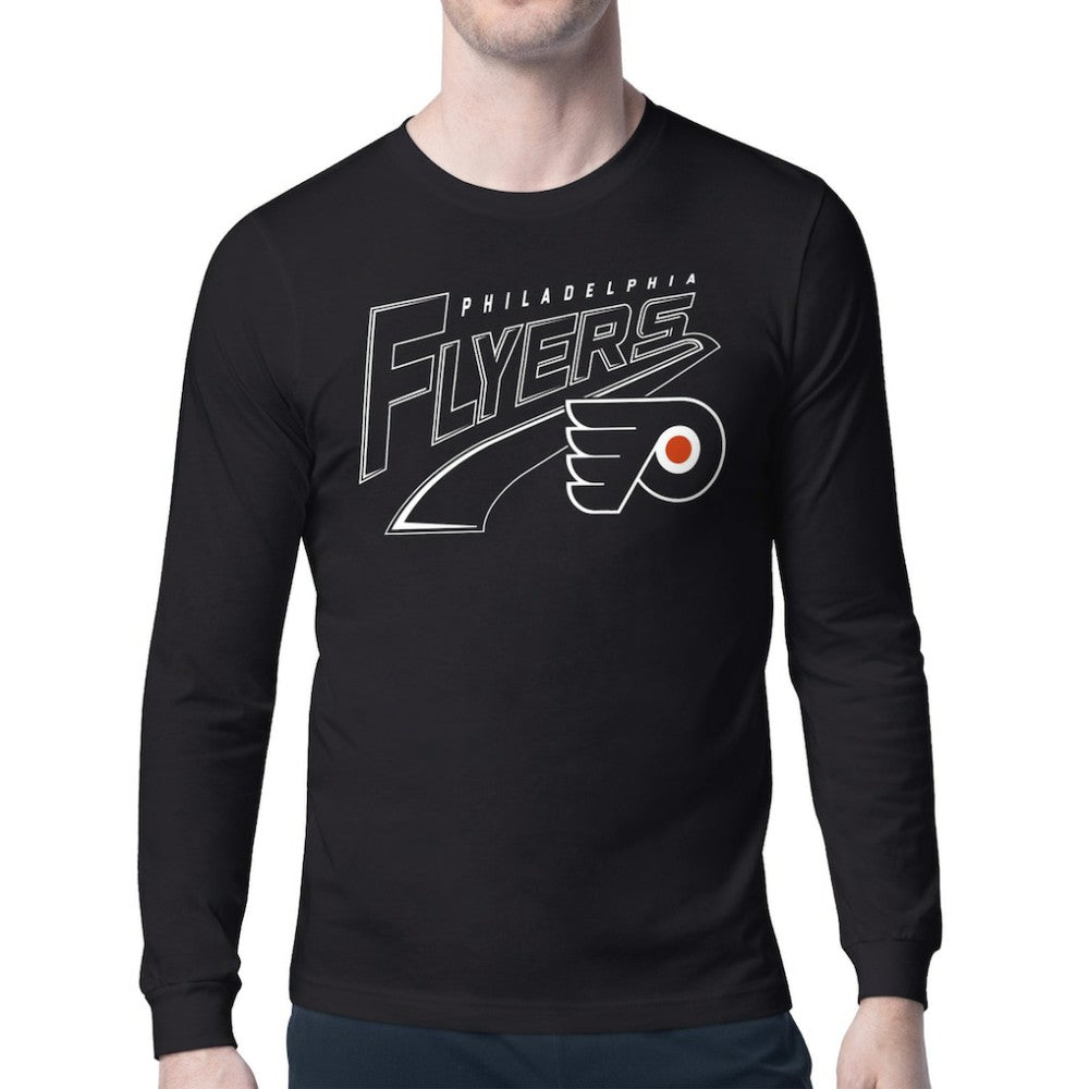 Philadelphia Flyers Starter Modern Tailsweep Long Sleeve T-Shirt Sale