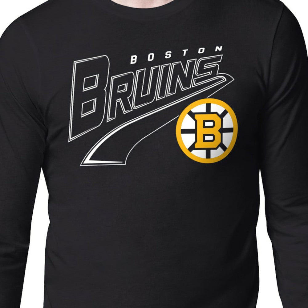 Boston Bruins Starter Modern Tailsweep Long Sleeve T-Shirt Sale