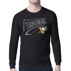 Pittsburgh Penguins Starter Modern Tailsweep Long Sleeve T-Shirt Discount