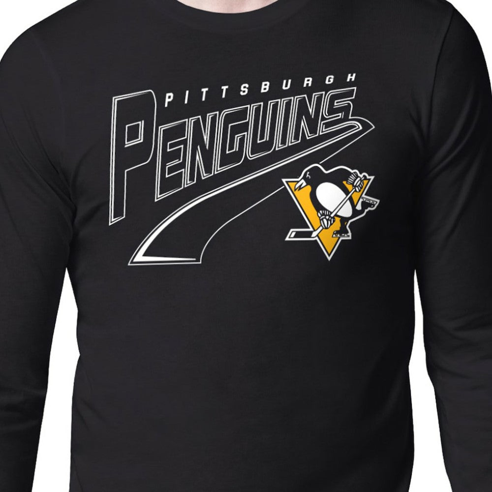 Pittsburgh Penguins Starter Modern Tailsweep Long Sleeve T-Shirt Discount