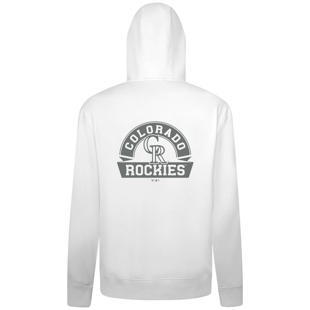 Colorado Rockies Levelwear Podium Chenille Logo Full-Zip Hoodie | MLB New