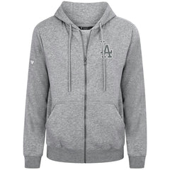 Los Angeles Dodgers Levelwear Podium Chenille Logo Full-Zip Hoodie | MLB New