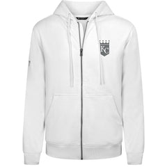 Kansas City Royals Levelwear Podium Chenille Logo Full-Zip Hoodie | MLB Outlet