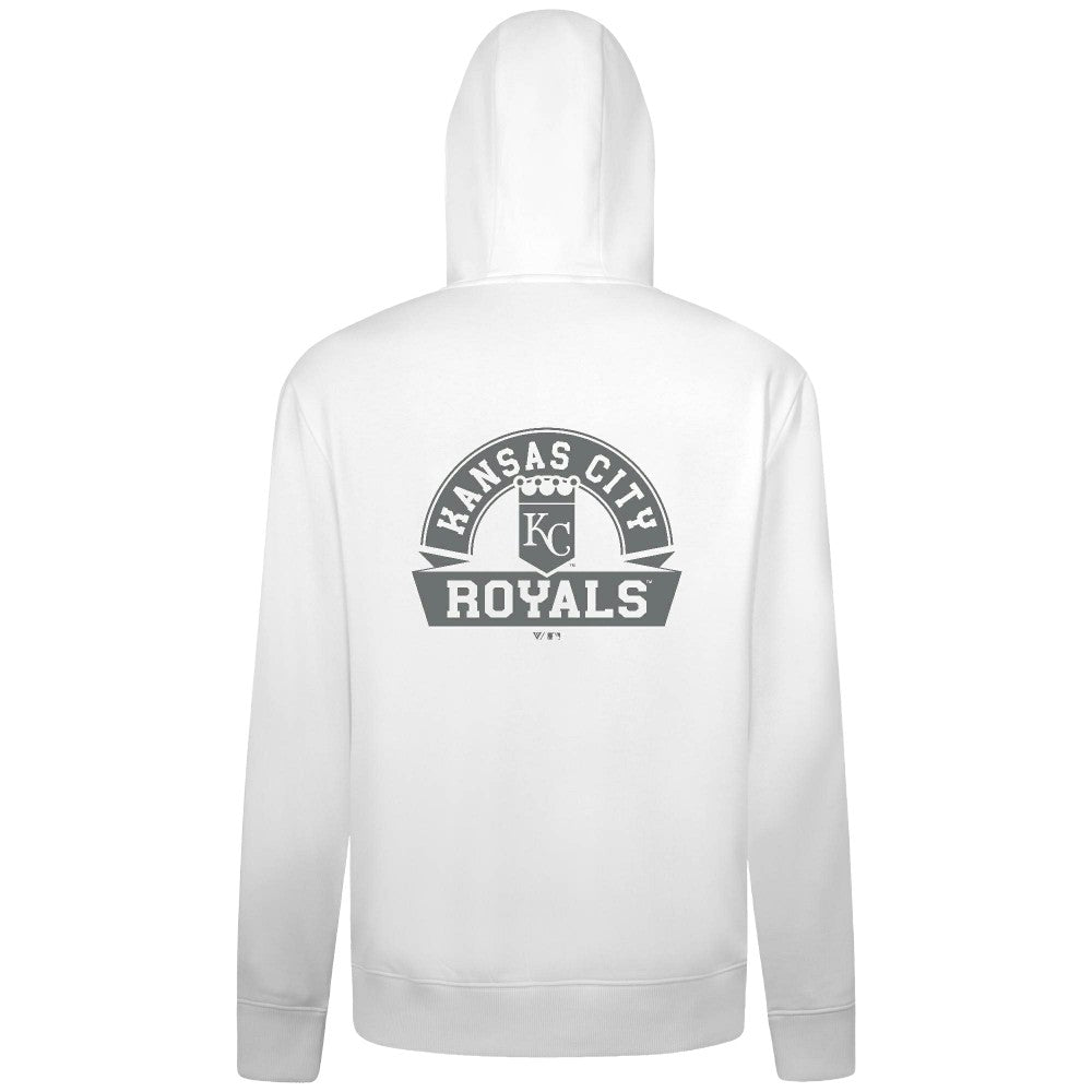 Kansas City Royals Levelwear Podium Chenille Logo Full-Zip Hoodie | MLB Outlet