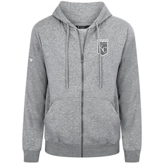 Kansas City Royals Levelwear Podium Chenille Logo Full-Zip Hoodie | MLB Outlet