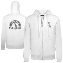 Chicago White Sox Levelwear Podium Chenille Logo Full-Zip Hoodie | MLB For sale