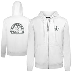 Houston Astros Levelwear Podium Chenille Logo Full-Zip Hoodie | MLB Shop