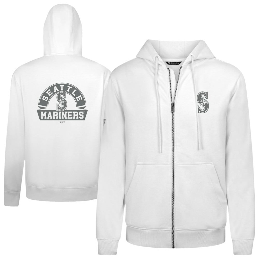 Seattle Mariners Levelwear Podium Banner Arch Full-Zip Hoodie | MLB Online