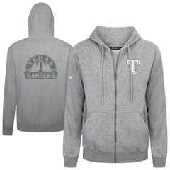 Texas Rangers Levelwear Podium Banner Arch Full-Zip Hoodie | MLB US