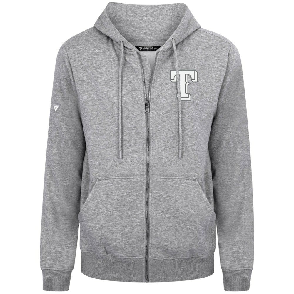 Texas Rangers Levelwear Podium Banner Arch Full-Zip Hoodie | MLB US