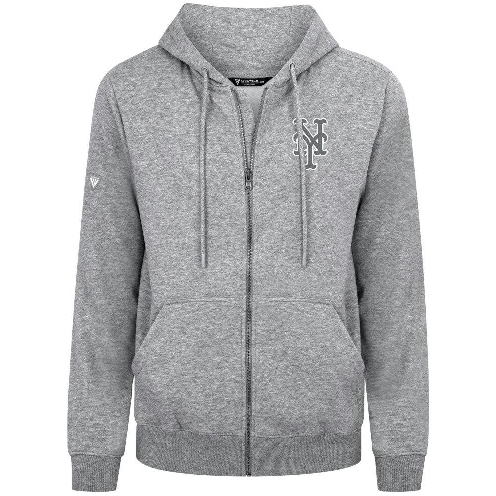 New York Mets Levelwear Podium Banner Arch Full-Zip Hoodie | MLB Online