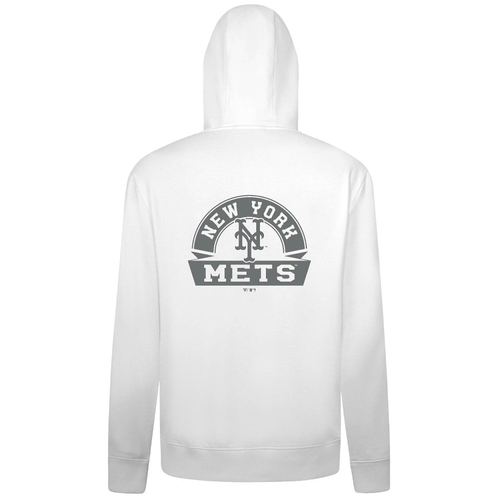 New York Mets Levelwear Podium Banner Arch Full-Zip Hoodie | MLB Shop